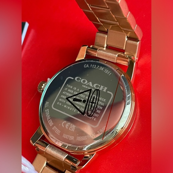 COACH WATCH.Coach Grand Rose-Gold Women's Watch,AUTHENTIC Coach Watch. - Picture 10 of 14
